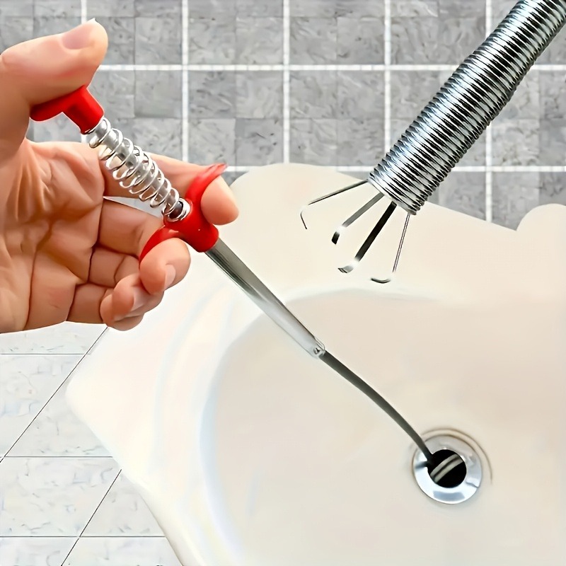 Drain Pipe Clip - 1 Stück Abflussreiniger, Toiletten-Entstopfer – Haushalts-Toilettenreiniger,