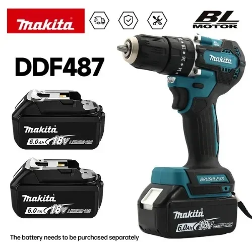 Makita Drill Ddf484 - Makita 100% Original DDF487 Akku-Bohrschrauber 18V