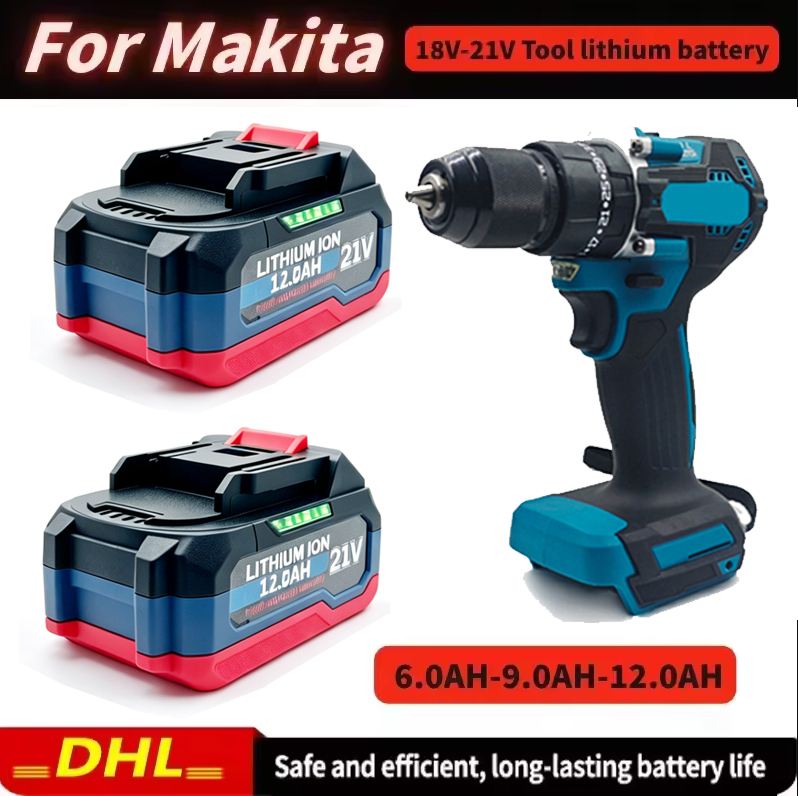 Makita Drill Ddf484 - 18V 21V 12,0Ah Wiederaufladbare Lithium-Batterie für