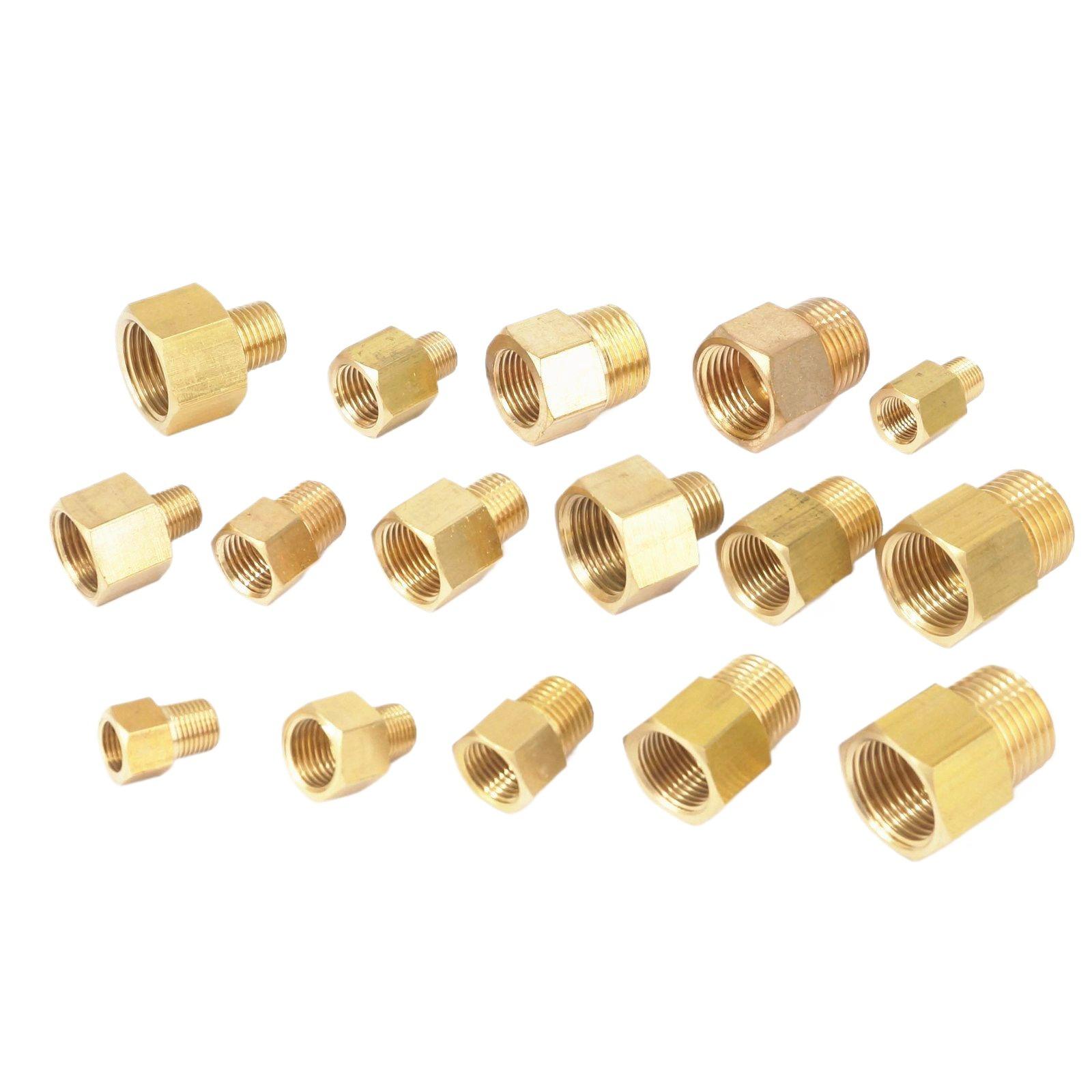 Compression Fitting Brass - Buchse zu Stecker 1/8 
