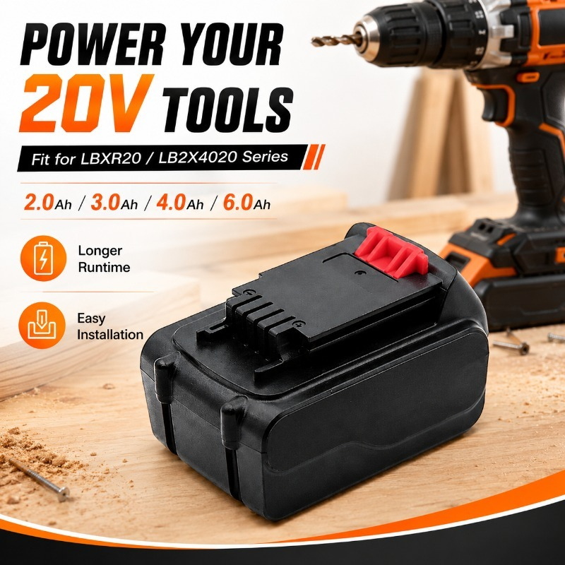 20V Max 6,0Ah Lithium-Ionen Er – Black+Decker Tool 20V Max Bewertung und Preis