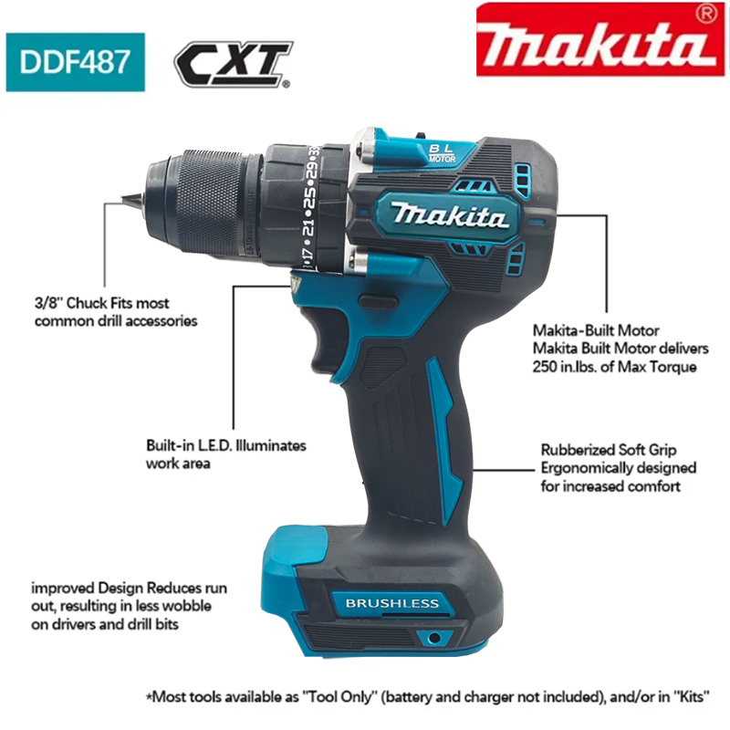 Makita Akku 18V Makita DDF487  – Makita Drill Ddf484 Bewertung und Preis