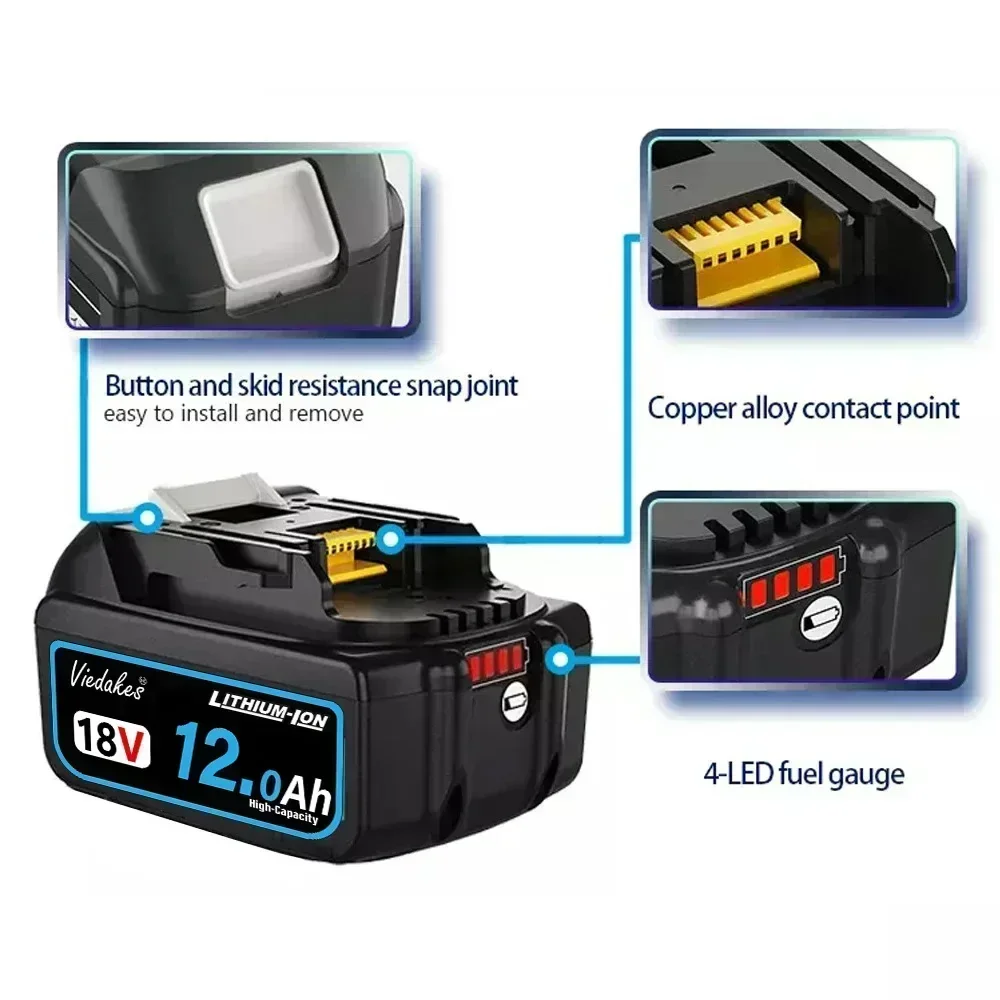 Für Makita 18V Akku 12,0Ah Lit – Makita Drill Ddf484 Bewertung und Preis